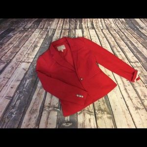 Banana Republic red blazer size 8